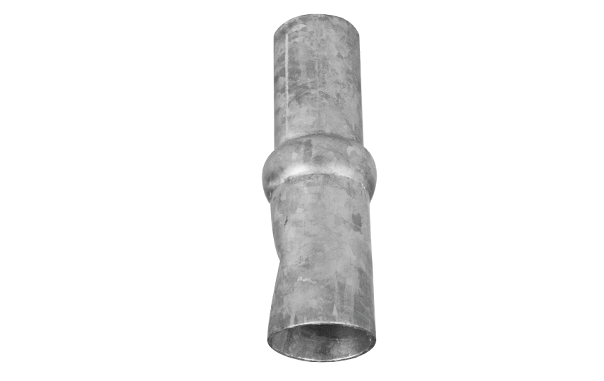 Galvanized Reducer part from Ø76 to Ø60 Steel