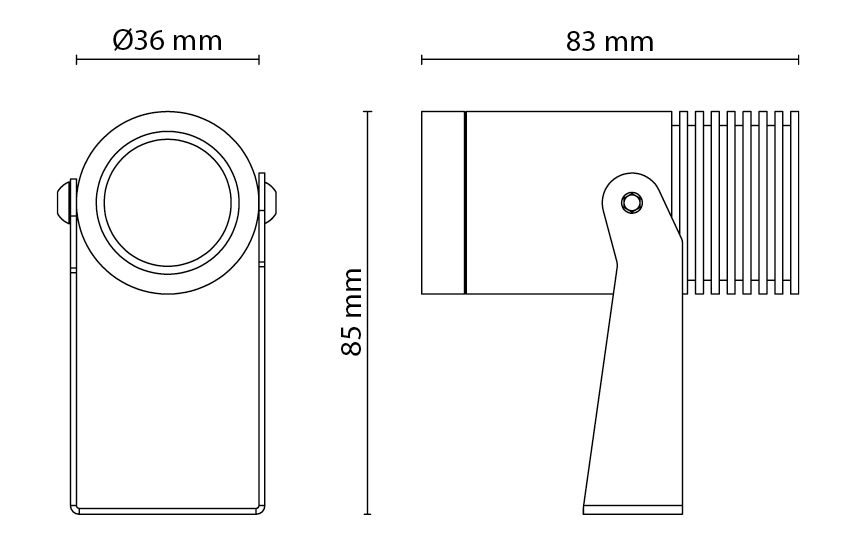 Hovden Corten Micro 230lm 2700K Ra>80 Phasenabschnittsdimmung