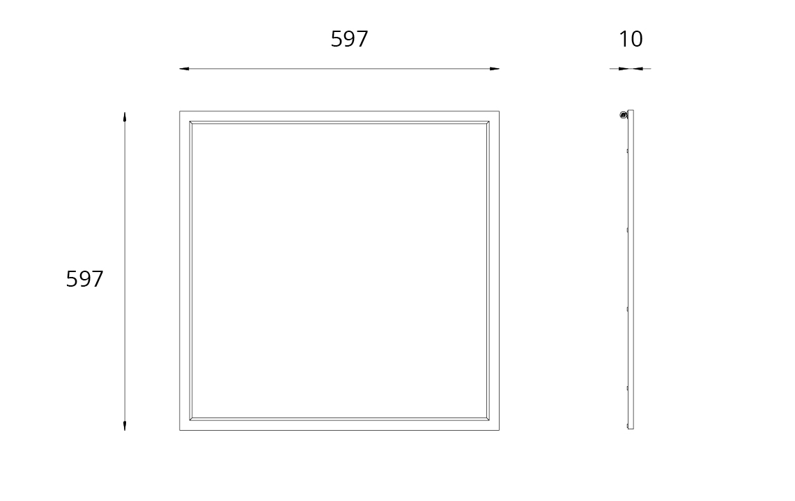 Sense Pro Connect 600x600 Vit 3000K Ra>80 Connect