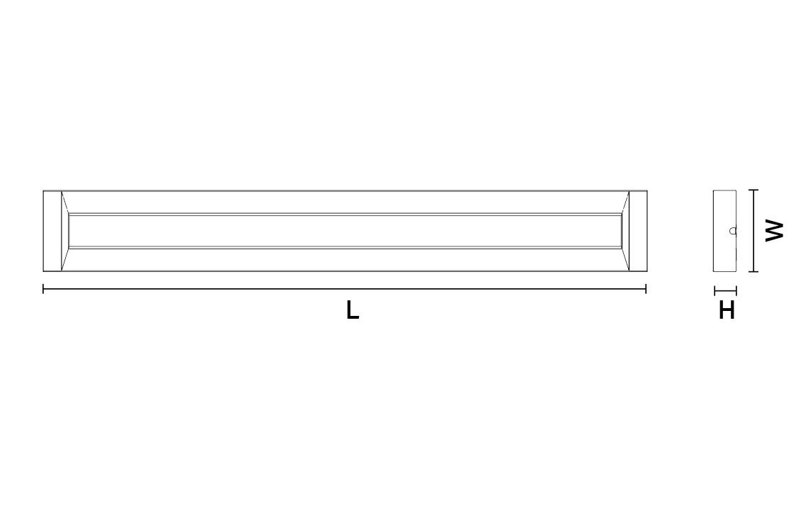 Ecoline Connect 1200 Vit 4150lm 4000K Ra>80 Connect